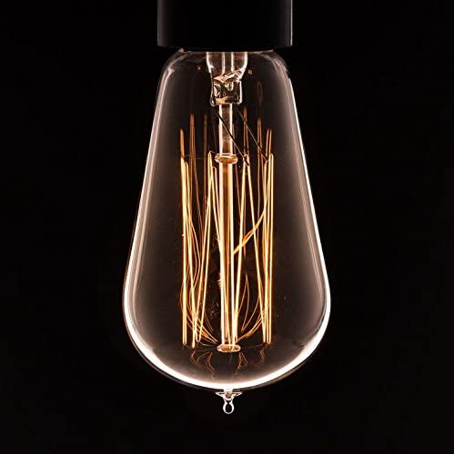Vintage Light Bulb | 40w Squirrel cage SCREWfilament Bulb